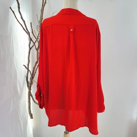 Mod cloth fervour pop over tunic coral red - Picture 8 of 13